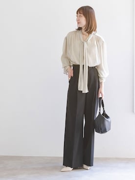 「MILOS（ミロス）のアイテム」を使った、natsuさん（レディース・163cm）の冬コーディネート