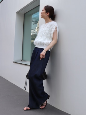「LE TALON（ルタロン）のアイテム」を使った、natsuさん（レディース・163cm）の夏コーディネート