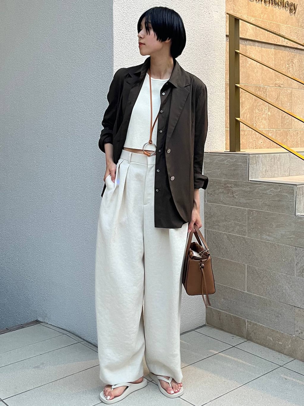 Curensology(カレンソロジー)/コットンショートタンクニットを使った