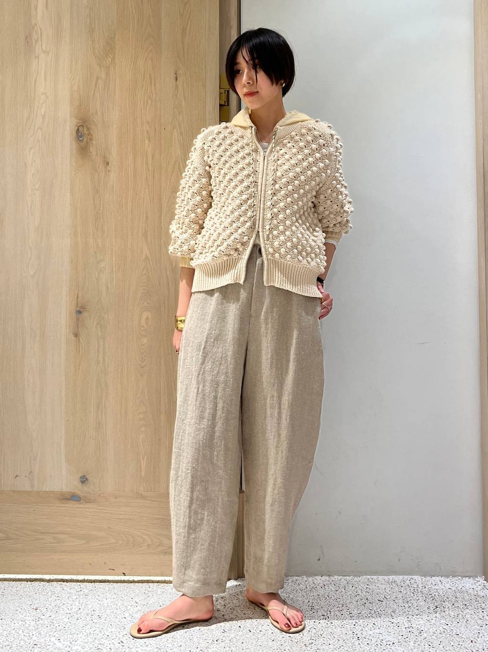 Curensology(カレンソロジー)/ポコポコアミニットカーディガンを