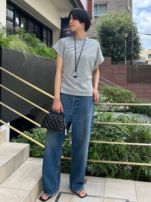 Curensology カレンソロジー〈&RC〉ワイドルーズデニムパンツ 36 Curensology(カレンソロジー)/＜&RC＞ワイドルーズデニムパンツ
