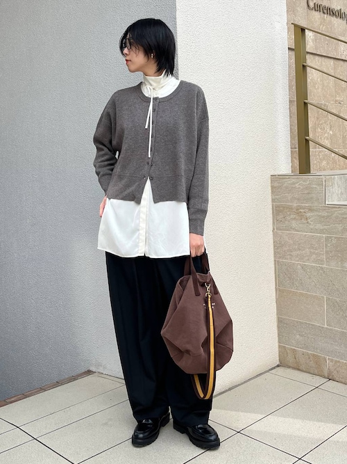 セール】Curensology(カレンソロジー)/ウールカシミヤ2WAYプルオーバー