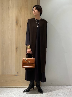 「アイテム（ワンピース/ドレス）」を使った、clkaeo01さん（レディース・172cm・20代）の秋コーディネート