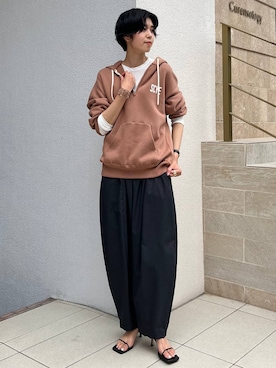 「アイテム（その他トップス）」を使った、clkaeo01さん（レディース・172cm）の夏コーディネート