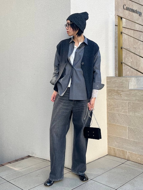 Curensology(カレンソロジー)/マスキュリンニットベスト（ベスト