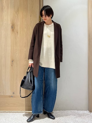 24AW⭐️美品⭐️カレンソロジー ウールカシミヤサイドジッププル