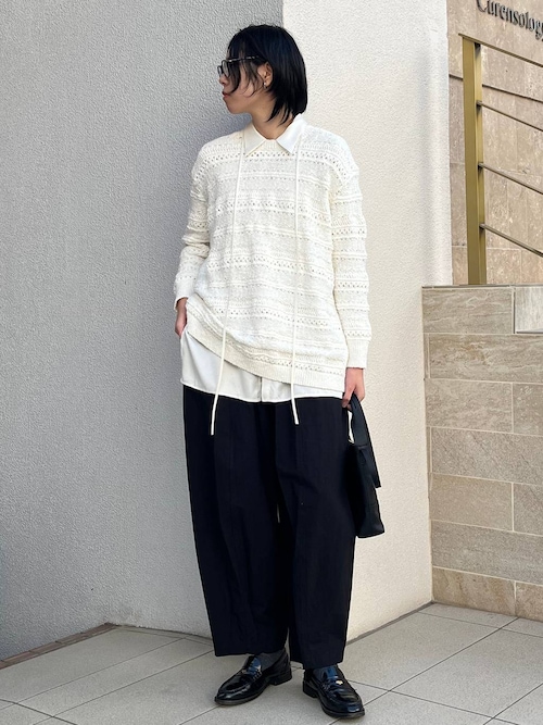 Curensology(カレンソロジー)/コットンリネンドロストパンツ（その他