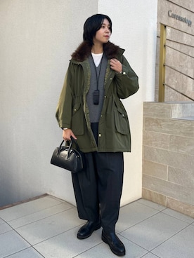 「旅行」｜「アイテム（アクセサリー）」を使った、clkaeo01さん（レディース・172cm）の秋コーディネート