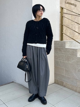 「アイテム（その他トップス）」を使った、clkaeo01さん（レディース・172cm・20代）の冬コーディネート