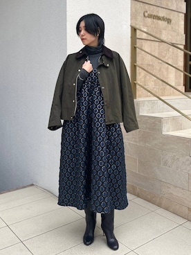 「アイテム（ワンピース）」を使った、clkaeo01さん（レディース・172cm・20代）の冬コーディネート