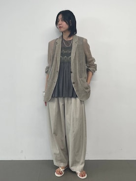 「Curensology（カレンソロジー）のアイテム」を使った、clkaeo01さん（レディース・172cm）の春コーディネート