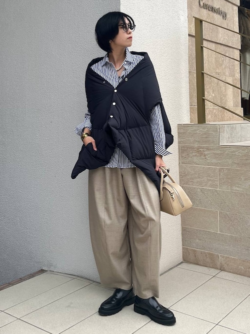 Curensology(カレンソロジー)/ウールストレッチドロストパンツ（その他