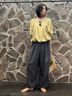 「Curensology（カレンソロジー）のアイテム」を使った、clkaeo01さん（レディース・172cm）の春コーディネート