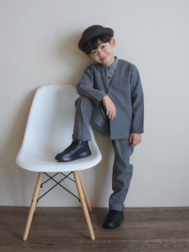 「Joie（ジョア）のアイテム」を使った、R E Oさん（キッズ・110cm）の秋コーディネート