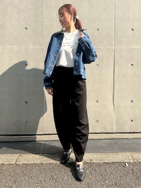 「アイテム（ドレスシューズ）」を使った、kahoさん（レディース・162cm）の秋コーディネート