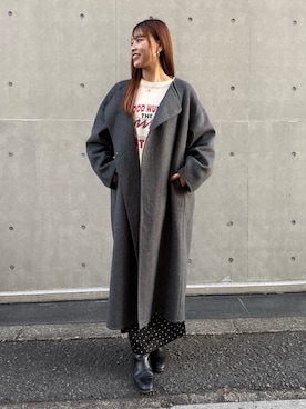 kahoさん（レディース・162cm）の冬コーディネート