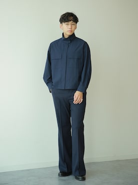 「アイテム（ブーツ）」を使った、KENTO SHINKAIさん（メンズ・173cm）の秋コーディネート