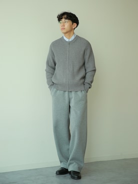 「アイテム（スウェットパンツ）」を使った、KENTO SHINKAIさん（メンズ・173cm）の秋コーディネート