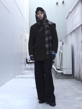 KENTO SHINKAIさん（メンズ・173cm）の冬コーディネート