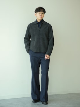 「アイテム（ブーツ）」を使った、KENTO SHINKAIさん（メンズ・173cm）の秋コーディネート