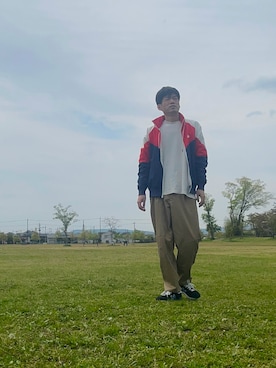 「NIKE（ナイキ）のアイテム（ジャケット/アウター）」を使った、keee1230さん（メンズ・176cm）の春コーディネート