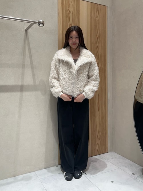 ATTISESSION＞フラッフィー ブルゾン（その他アウター）｜ATTISESSION