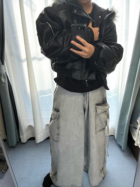 「MSG（エムエスジー）のアイテム」を使った、ながらみさん（メンズ・170cm）の冬コーディネート