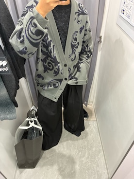 「ADRER（アドラー）のアイテム（スラックス）」を使った、collaboさん（メンズ・170cm）の秋コーディネート