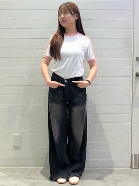 「ローカット」｜MYさん（レディース・161cm）の夏コーディネート