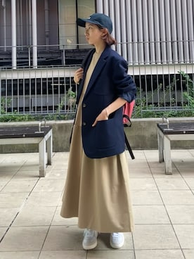 kinさん（骨格ナチュラル・レディース・156cm）の秋コーディネート