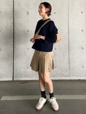「LACOSTE（ラコステ）のアイテム」を使った、kinさん（レディース・156cm）の夏コーディネート