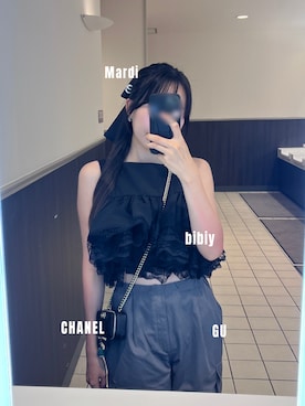 「アイテム（バレッタ/ヘアクリップ）」を使った、tayayayaさん（レディース・164cm）の夏コーディネート