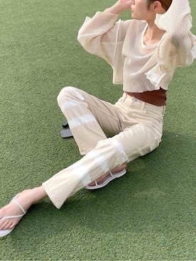 吉本杏奈さん（レディース・164cm）の春コーディネート