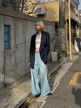 吉本杏奈さん（レディース・164cm）の冬コーディネート