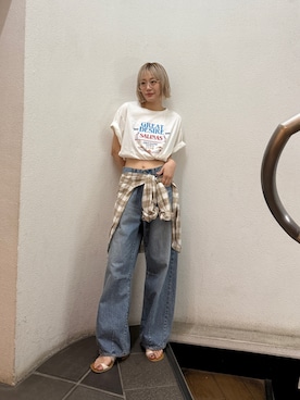 吉本杏奈さん(レディース・164cm)の春コーディネート