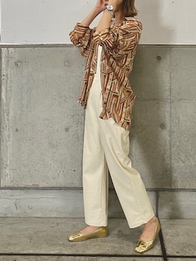 吉本杏奈さん（レディース・164cm）の夏コーディネート