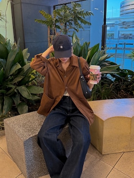 吉本杏奈さん（レディース・164cm）の春コーディネート