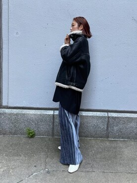 吉本杏奈さん(レディース・164cm)の秋コーディネート