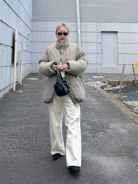 吉本杏奈さん(レディース・164cm)の冬コーディネート