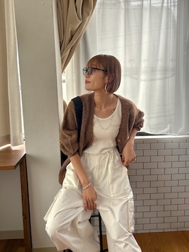 吉本杏奈さん（レディース・164cm）の秋コーディネート