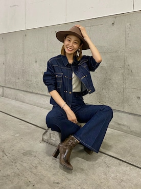 吉本杏奈さん（レディース・164cm）の秋コーディネート