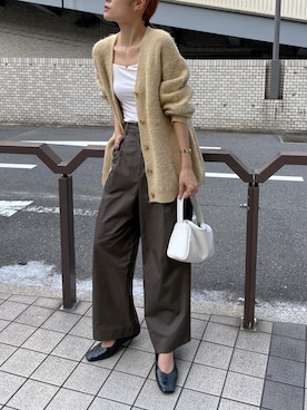 吉本杏奈さん（レディース・164cm）の秋コーディネート