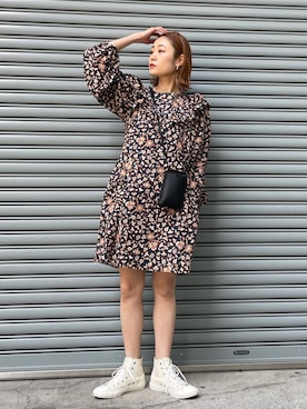 吉本杏奈さん（レディース・164cm）の春コーディネート