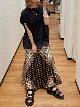 吉本杏奈さん(レディース・164cm)の夏コーディネート