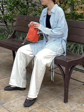 吉本杏奈さん（レディース・164cm）の春コーディネート