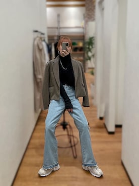 吉本杏奈さん（レディース・164cm）の秋コーディネート