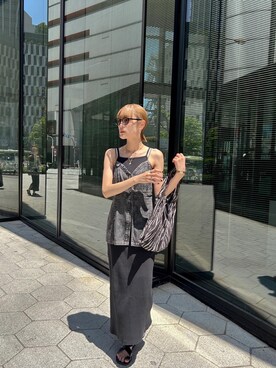 吉本杏奈さん（レディース・164cm）の夏コーディネート