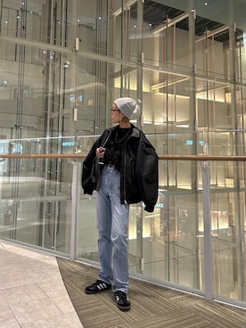 吉本杏奈さん（レディース・164cm）の秋コーディネート