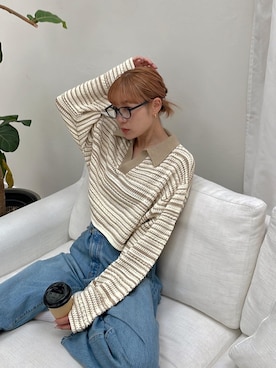吉本杏奈さん(レディース・164cm)の冬コーディネート
