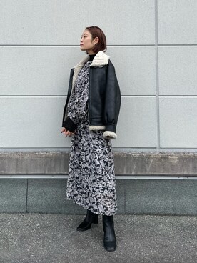 吉本杏奈さん(レディース・164cm)の秋コーディネート